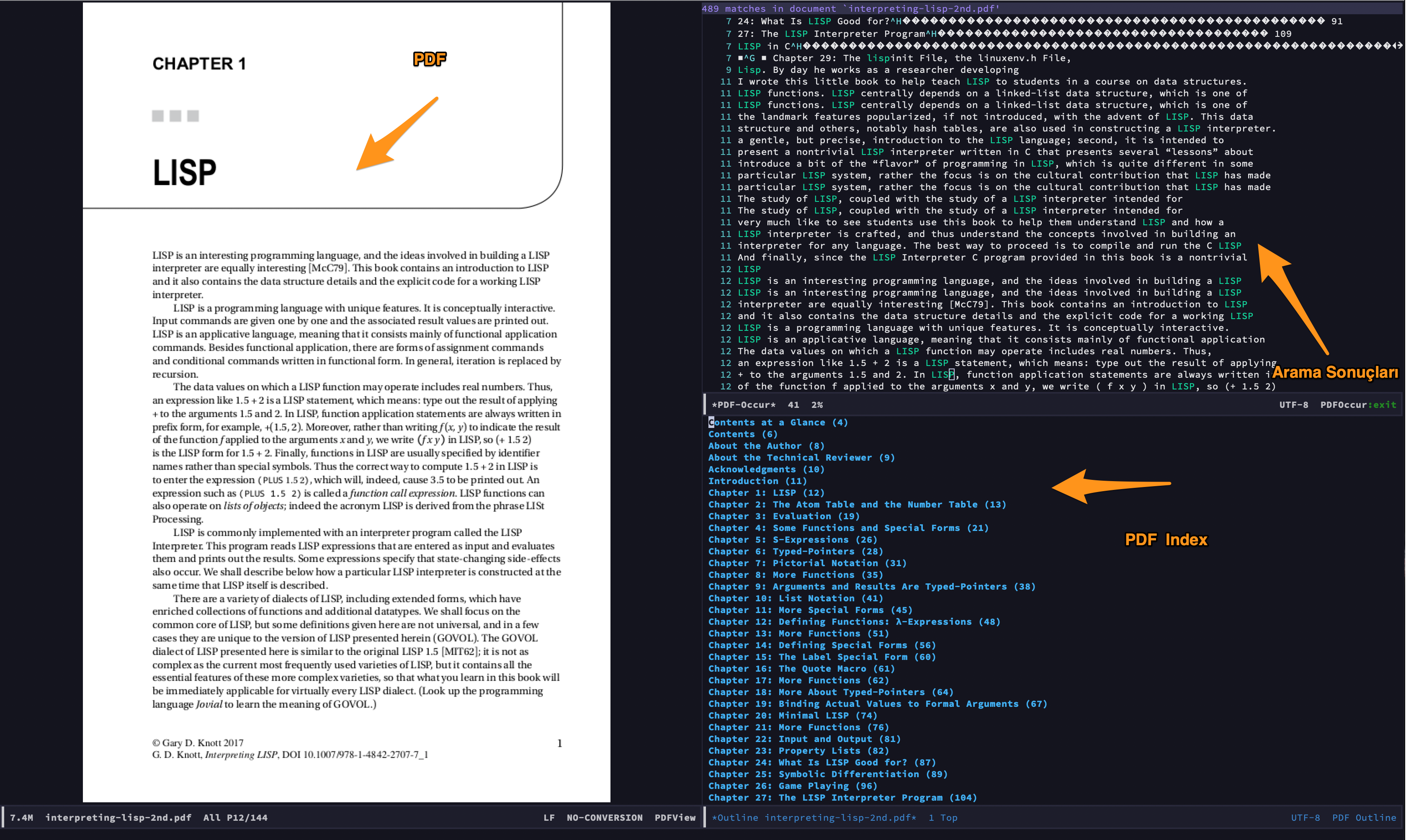 Open a Pdf File with Emacs